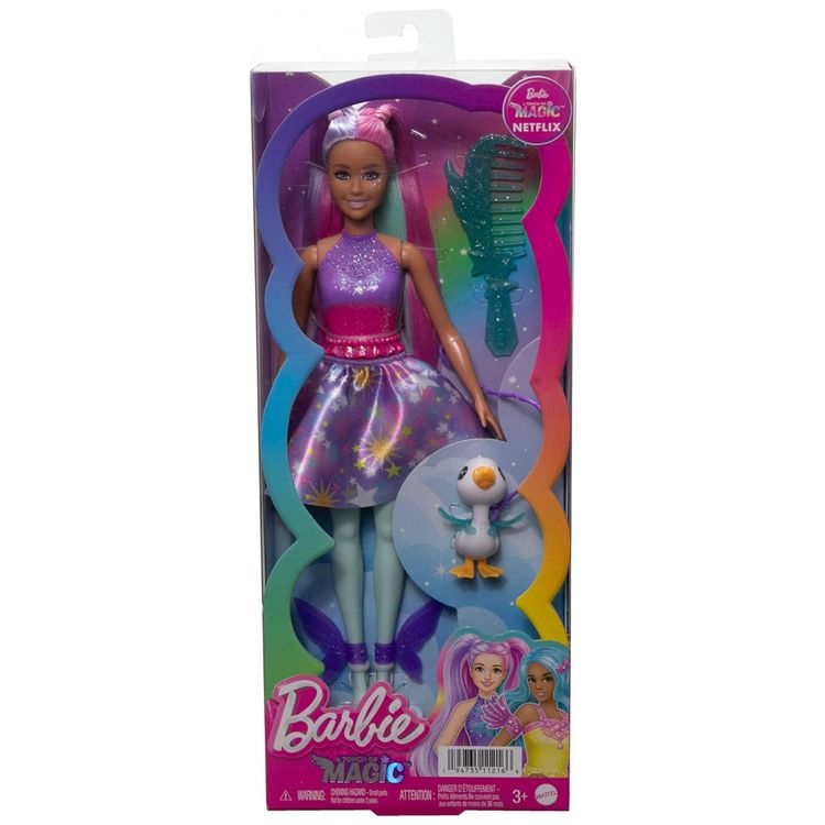 Boneca-Barbie-com-Roupa-de-Conto-de-Fadas-e-Animal-de-foto-5