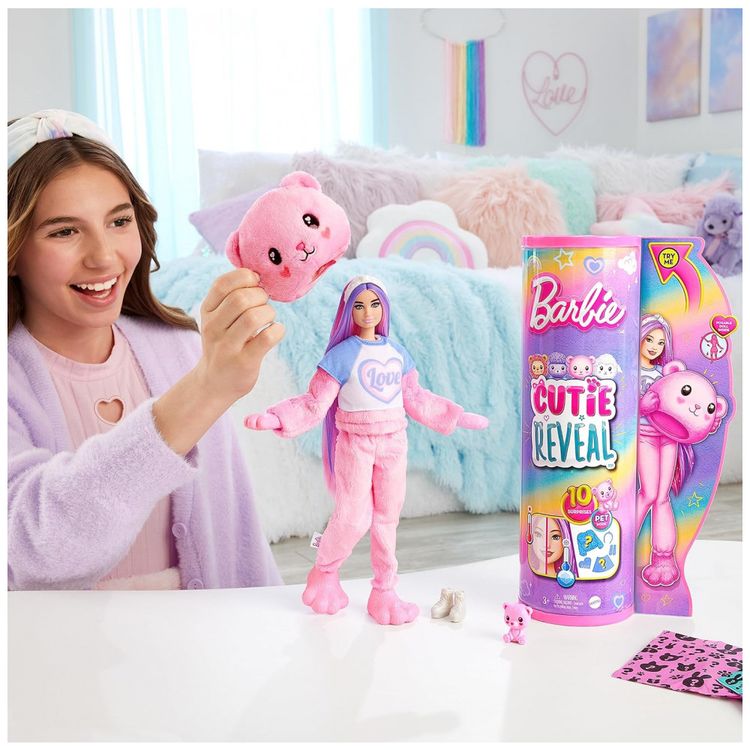 Boneca-Barbie-Revelacao-com-Fantasia-de-Pelucia-Urso-e-10-foto-1