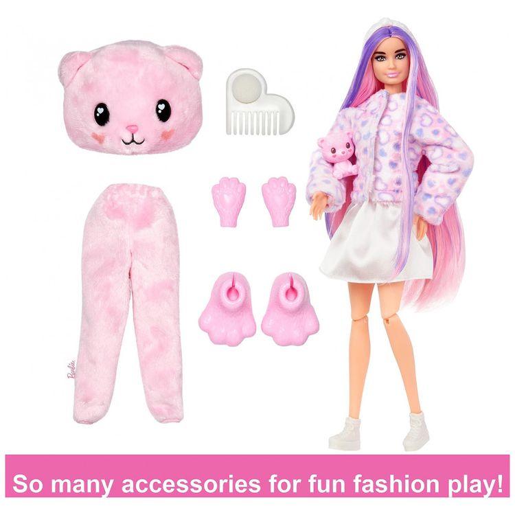 Boneca-Barbie-Revelacao-com-Fantasia-de-Pelucia-Urso-e-10-foto-4