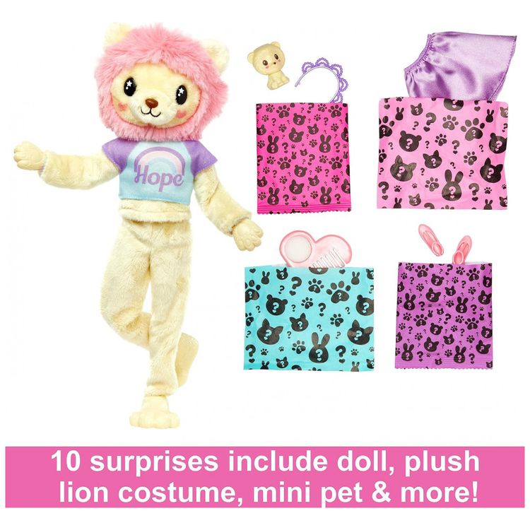 Boneca-Barbie-Revelacao-com-Fantasia-de-Pelucia-Leao-e-10-foto-2