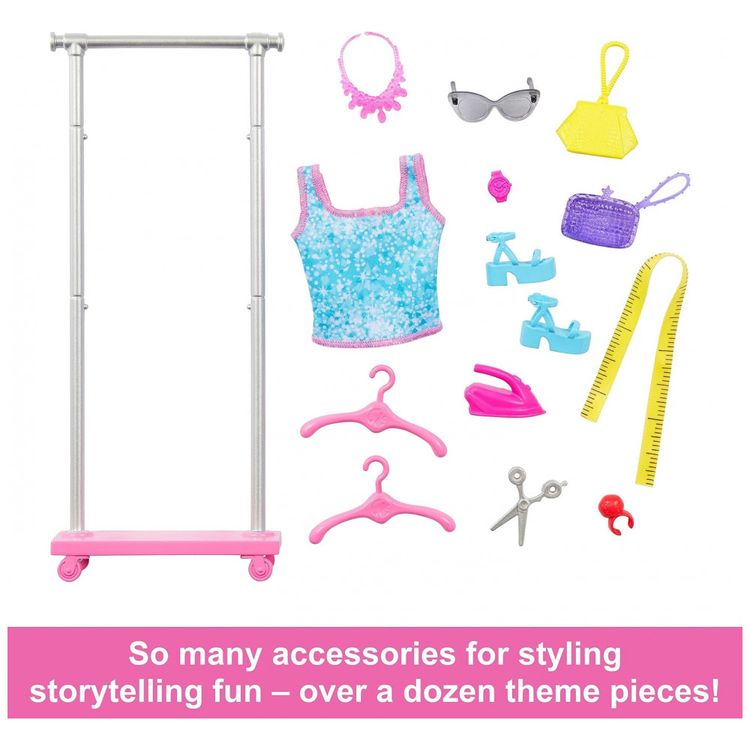 Boneca-Barbie-Estilista-com-14-Acessorios-Incluindo-Bolsas-e-foto-2