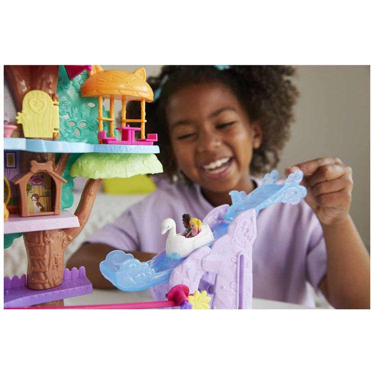 Casa-de-Bonecas-Polly-com-2-Mini-Bonecas-Carro-de-foto-1