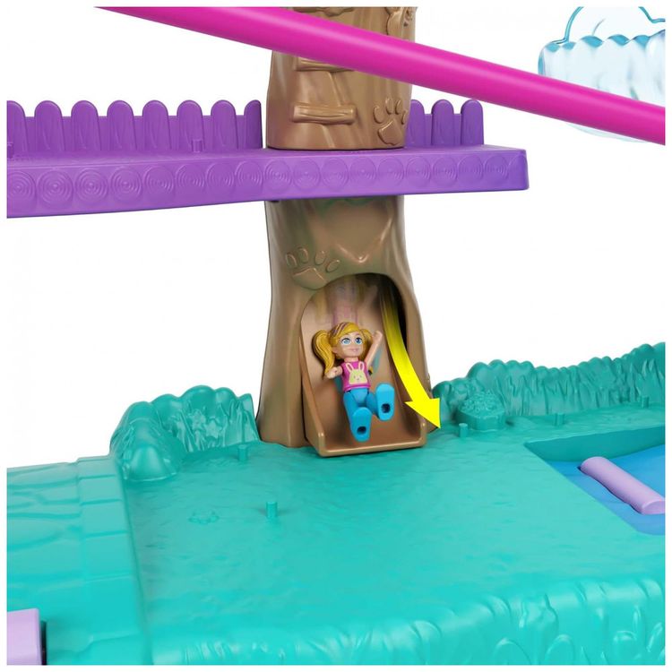 Casa-de-Bonecas-Polly-com-2-Mini-Bonecas-Carro-de-foto-3