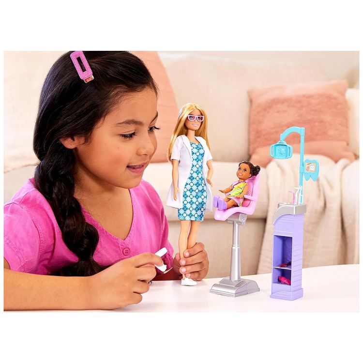 Barbie-Carreiras-Boneca-Dentista-com-Acessorios-e-Conjunto-foto-1