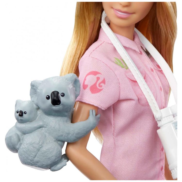 Boneca-Barbie-Zoologa-com-Acessorios-e-Animais-Rosa-foto-3