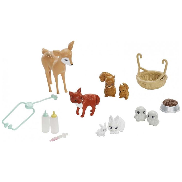 Boneca-Barbie-Veterinaria-com-8-Animais-de-Estimacao-e-Casa-foto-4