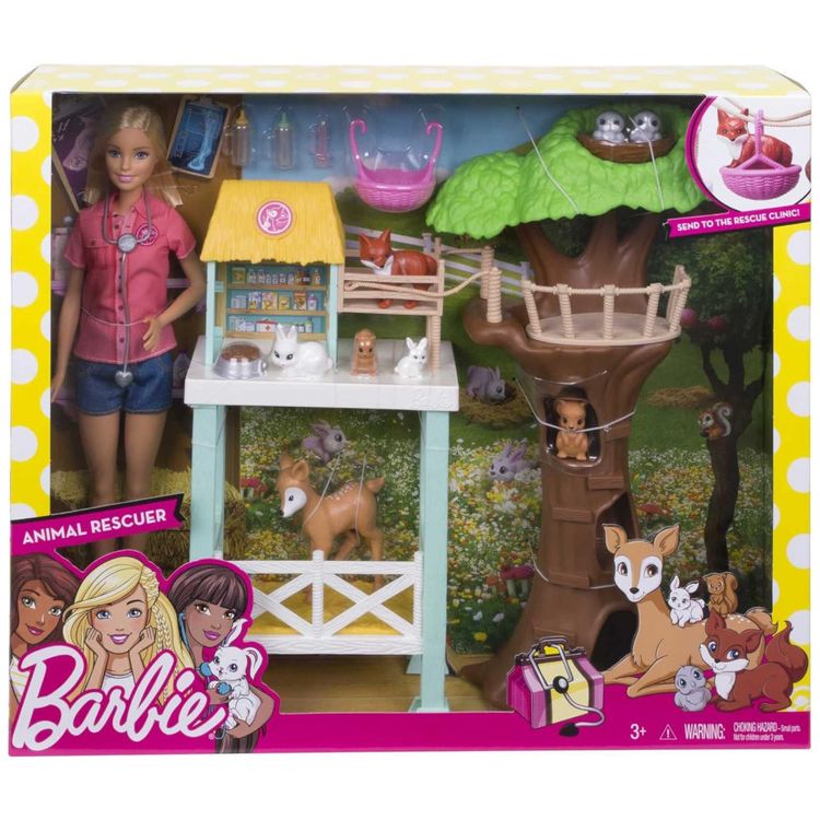 Boneca-Barbie-Veterinaria-com-8-Animais-de-Estimacao-e-Casa-foto-5