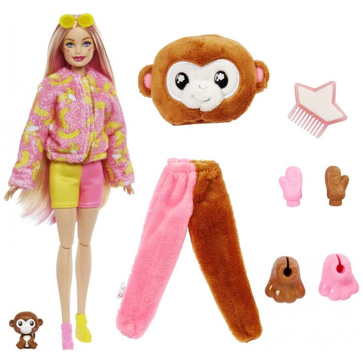 Boneca-Barbie-Revelacao-com-Fantasia-de-Pelucia-Macaco-e-10-foto-5