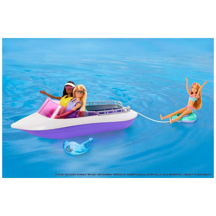 Boneca-Barbie-Sereia-e-Brooklyn-com-Barco-e-Acessorios-foto-1