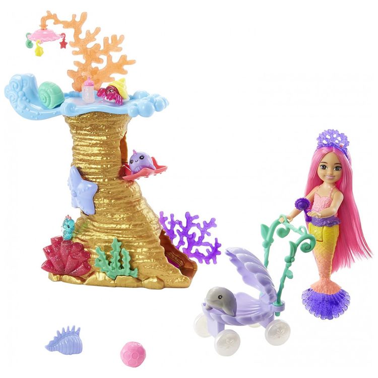 Boneca-Barbie-Chelsea-Sereia-com-4-Animais-Marinhos-e-foto-0