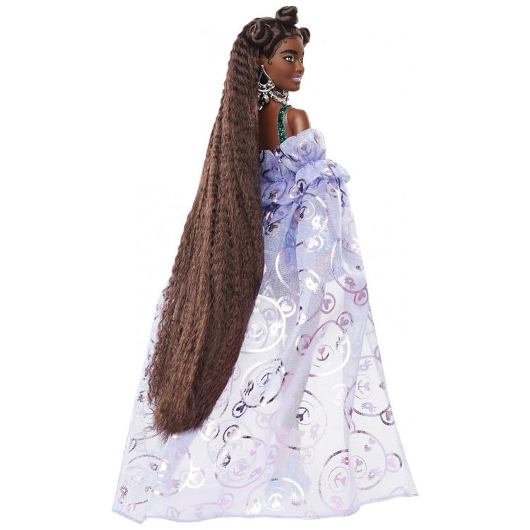 Boneca-Barbie-Extravagante-com-Vestido-Estampada-e-Pet-de-foto-1