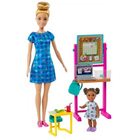 Boneca-Barbie-Carreiras-e-Playset-Tema-do-Professora-com-foto-0