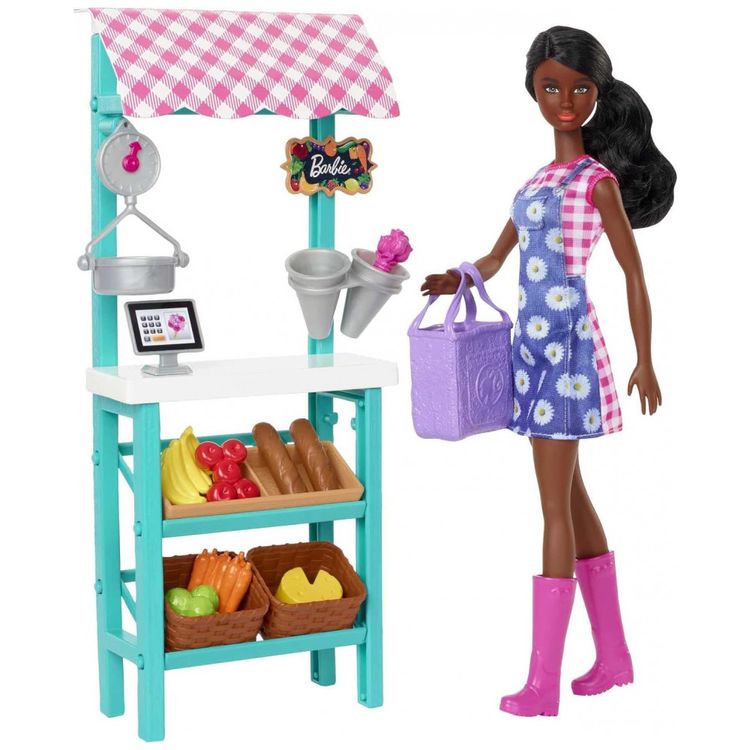 Boneca-Barbie-Carreiras-e-Playset-Tema-de-Fazenda-com-foto-0