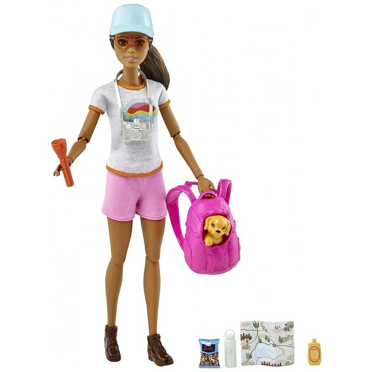 Boneca-Barbie-para-Caminhadas-com-Cachorro-9-acessorios-foto-0