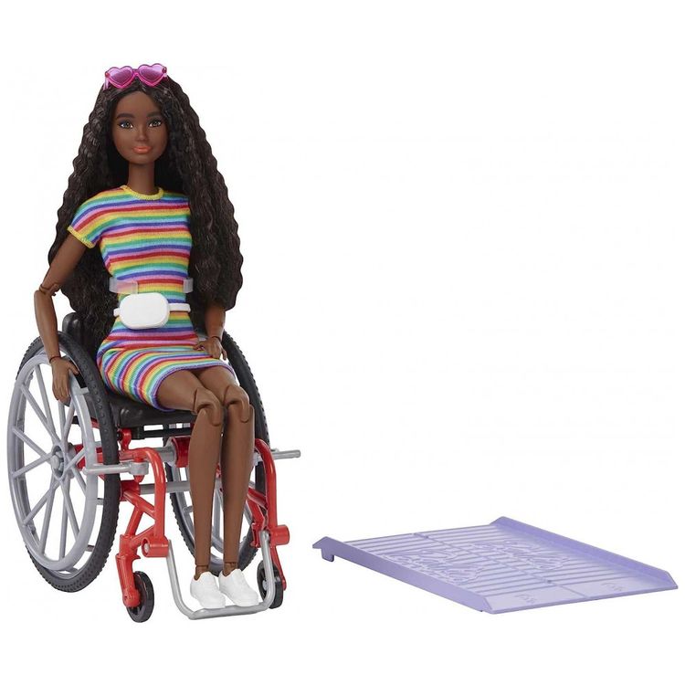 Boneca-Barbie-Fashionistas-166-com-Cadeira-de-Rodas-Rampa-e-foto-0