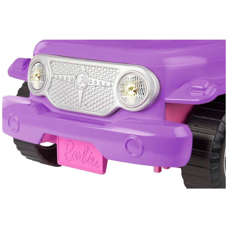 Carro-de-brinquedo-da-Barbie-Off-Road-roxo-com-2-Assento-e-foto-2