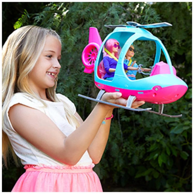 Helicoptero-Barbie-com-Rotores-Giratorios-2-Lugares-Cintos-foto-1
