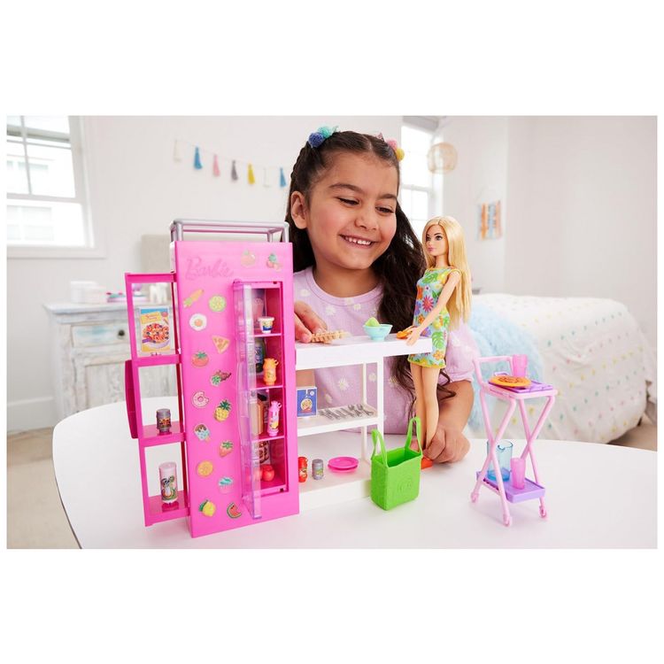 Despensa-da-Barbie-com-25-Pecas-Incluindo-Moveis-e-Adesivos-foto-1