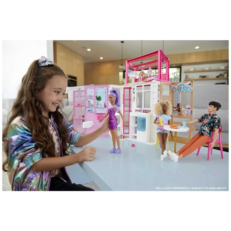 Casa-de-Boneca-Barbie-com-Acessorios-para-Moveis-Incluindo-foto-2