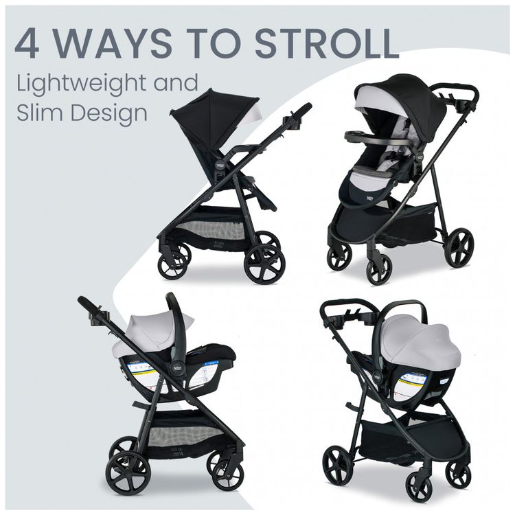 Carrinho-de-Bebe-com-Cadeira-para-Carro-Britax-Willow-Brook-foto-1