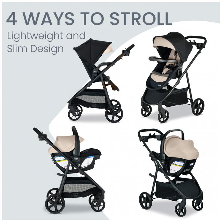 Carrinho-de-Bebe-com-Cadeira-para-Carro-Britax-Willow-Brook-foto-1
