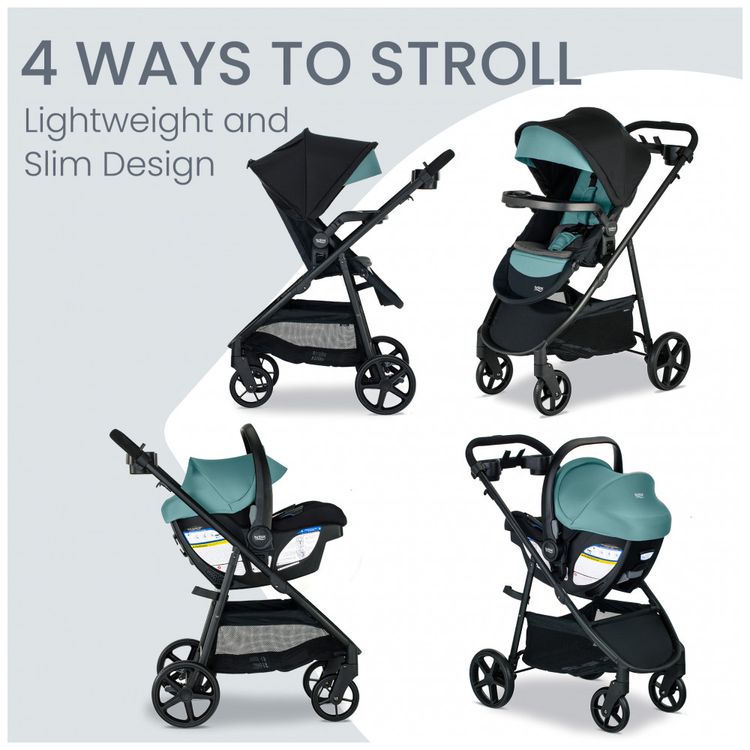 Carrinho-de-Bebe-com-Cadeira-para-Carro-Britax-Willow-Brook-foto-1