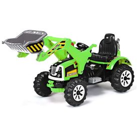 Trator-e-Escavadeira-Eletrica-Infantil-a-Bateria-12V-com-foto-0