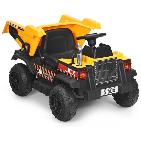 Trator-Escavadeira-Eletrico-Infantil-a-Bateria-12V-com-foto-0