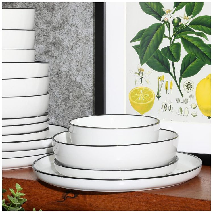 Aparelho-de-Jantar-com-16-Pecas-em-Porcelana-Borda-Preta-foto-4