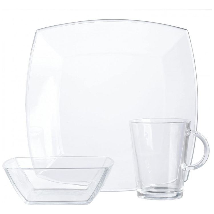 Aparelho-de-Jantar-com-12-Pecas-em-Vidro-Transparente-Serve-foto-1