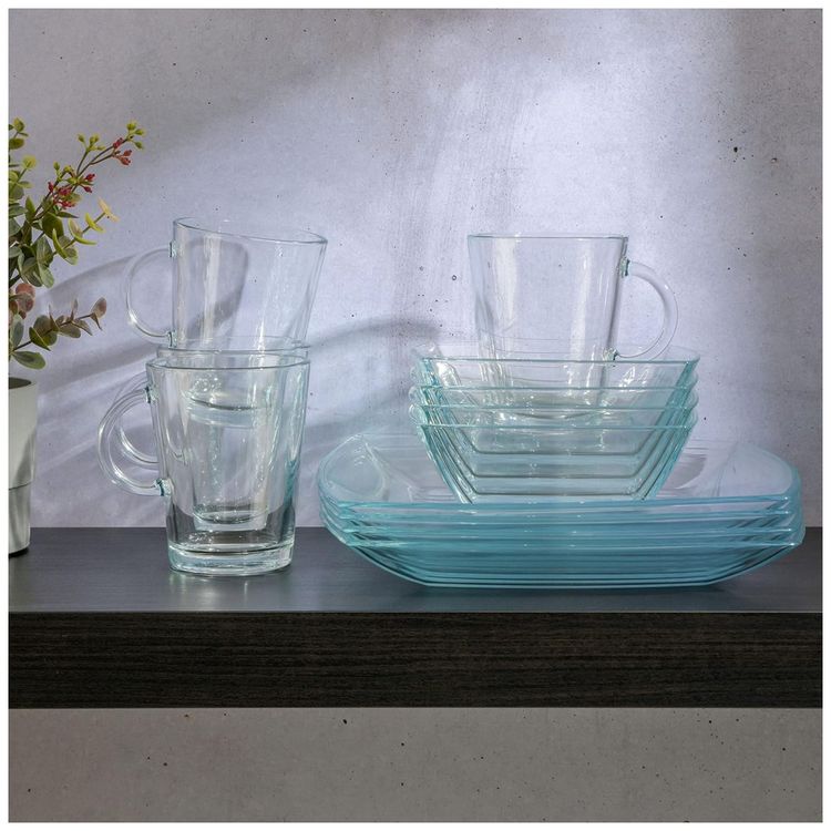 Aparelho-de-Jantar-com-12-Pecas-em-Vidro-Transparente-Serve-foto-4