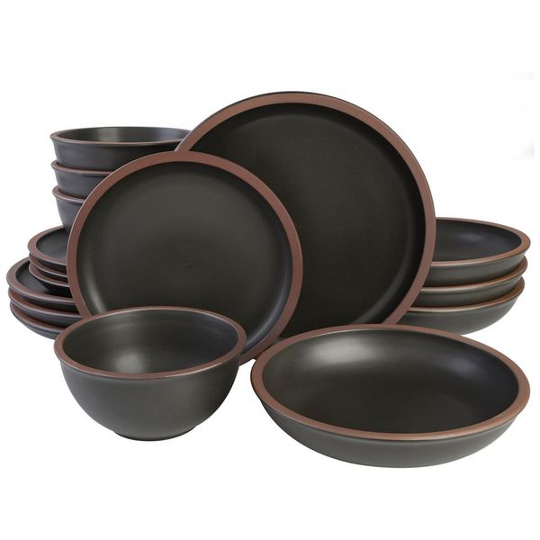 Aparelho-de-Jantar-Coupe-com-16-Pecas-em-Terracota-Serve-4-foto-0