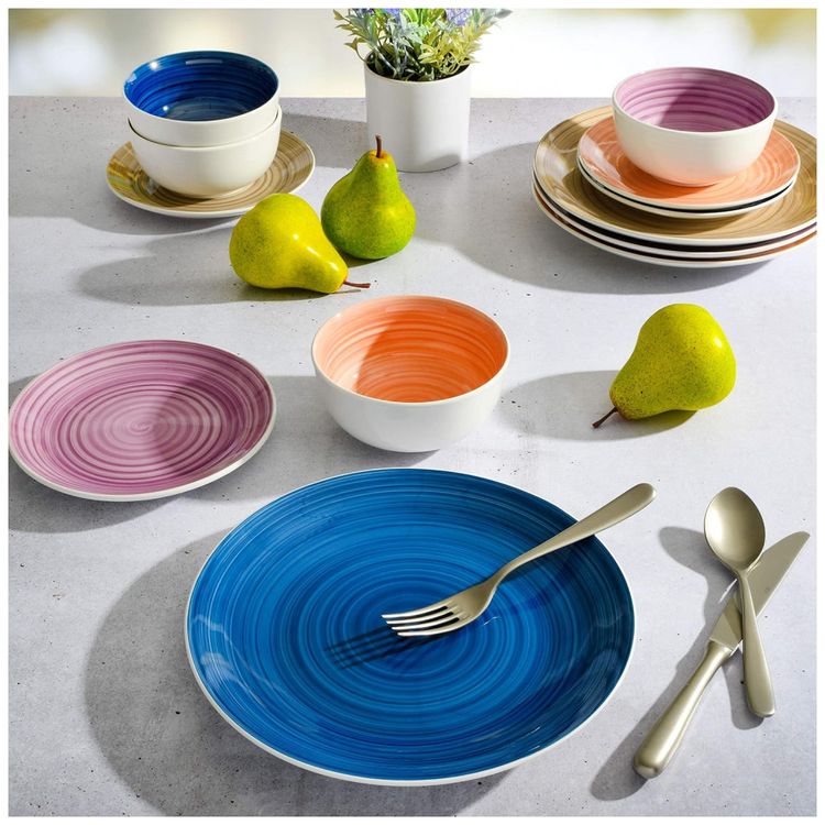 Aparelho-de-Jantar-com-12-Pecas-em-Ceramica-Pintadas-a-Mao-foto-4