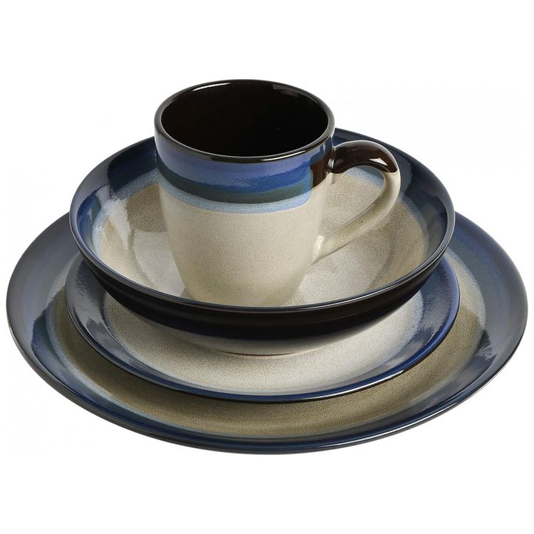 Aparelho-de-Jantar-com-16-Pecas-em-Ceramica-e-Esmalte-foto-1