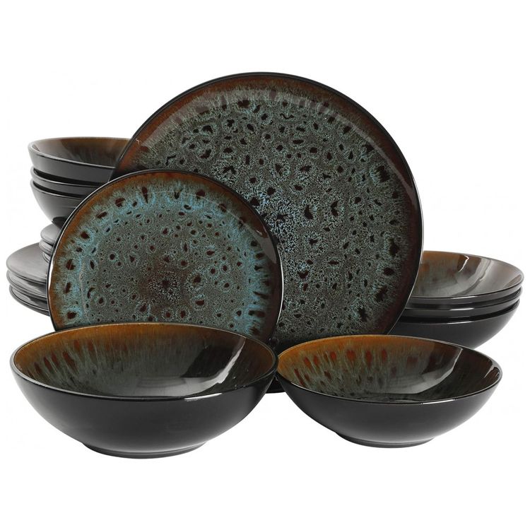 Aparelho-de-Jantar-com-16-Pecas-em-Ceramica-e-Esmalte-foto-0