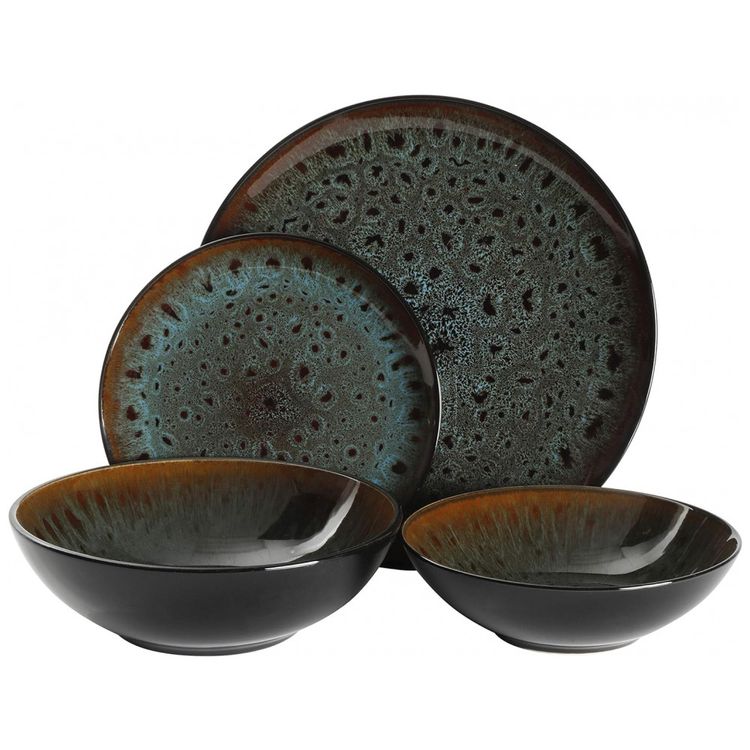 Aparelho-de-Jantar-com-16-Pecas-em-Ceramica-e-Esmalte-foto-1