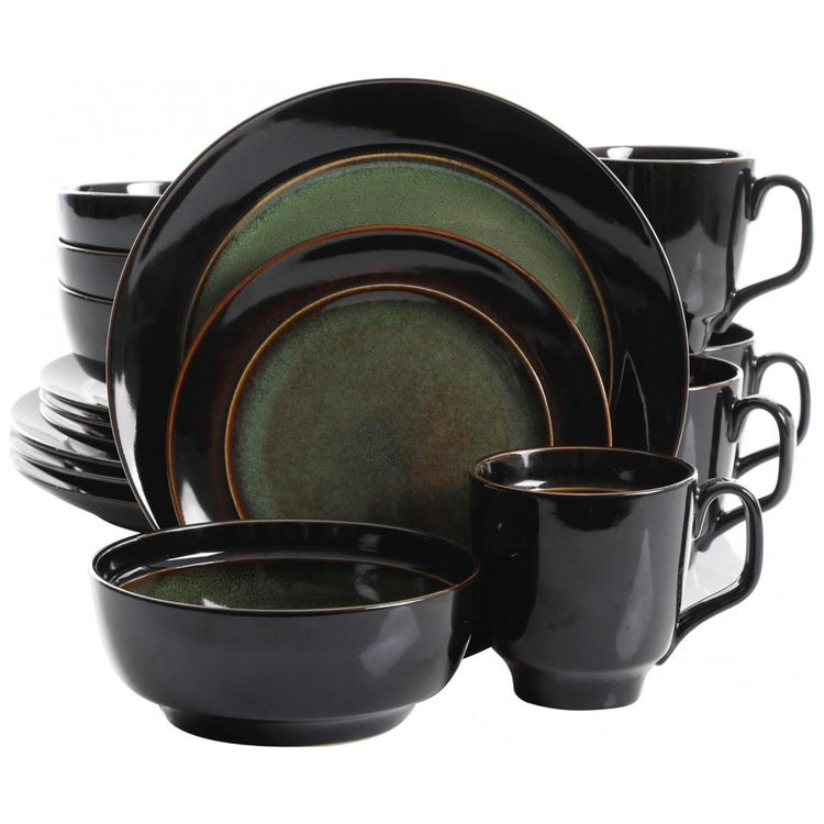 Aparelho-de-Jantar-com-16-Pecas-em-Ceramica-e-Esmalte-foto-0