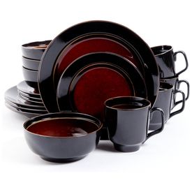 Aparelho-de-Jantar-com-16-Pecas-em-Ceramica-e-Esmalte-foto-0