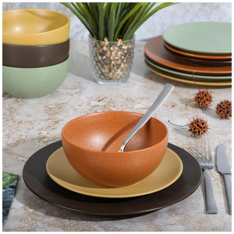 Aparelho-de-Jantar-com-12-Pecas-em-Ceramica-e-Esmalte-foto-1