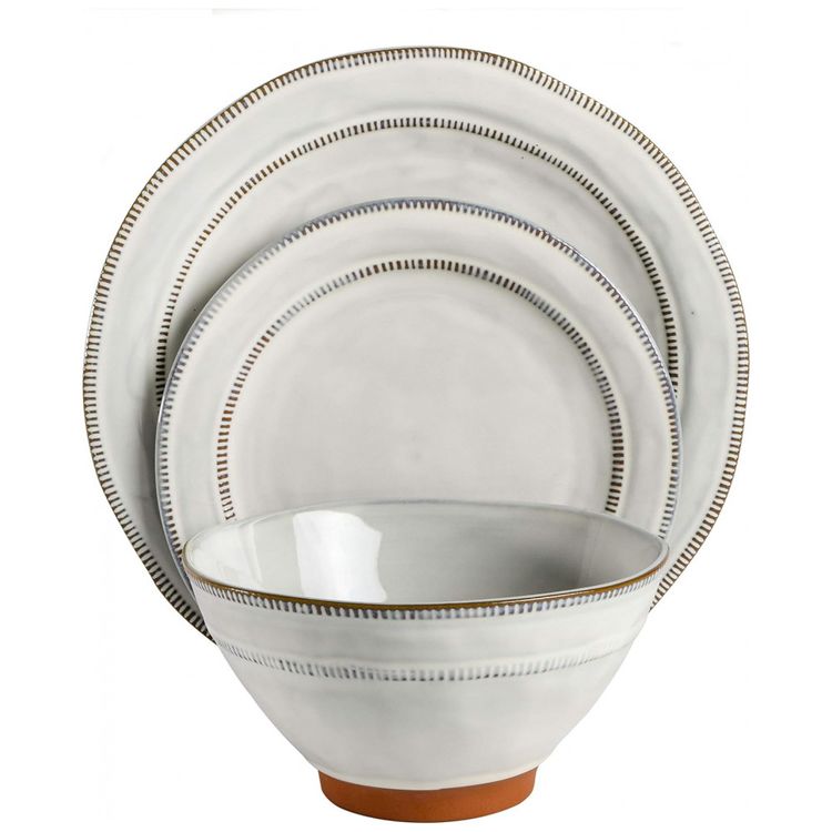 Aparelho-de-Jantar-com-12-Pecas-em-Ceramica-e-Esmalte-foto-1