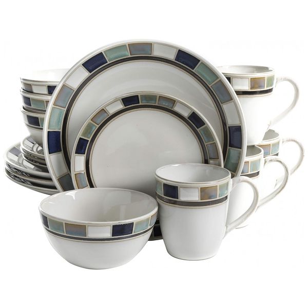 Aparelho-de-Jantar-com-16-Pecas-em-Ceramica-e-Esmalte-foto-0