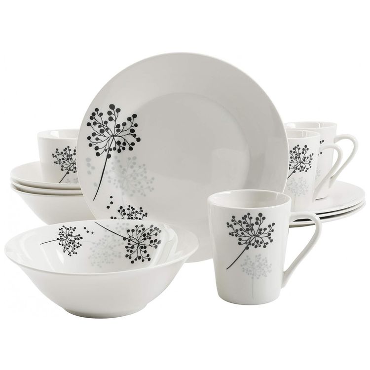 Aparelho-de-Jantar-com-12-Pecas-em-Porcelana-Serve-4-foto-0