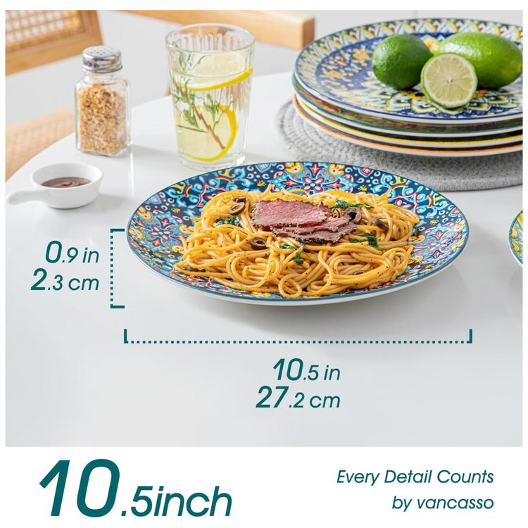 Conjunto-de-Pratos-Raso-em-Ceramica-no-Estilo-Boemio-6-UN-foto-1