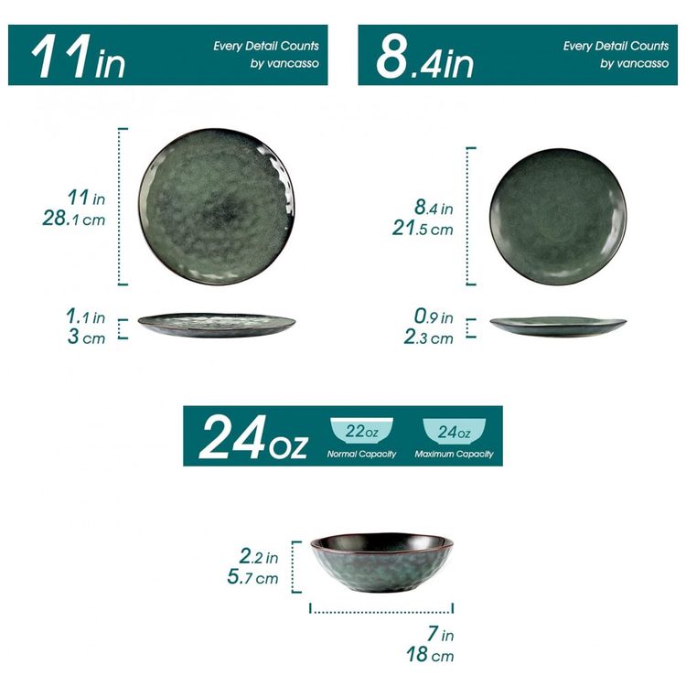Aparelho-de-Jantar-com-12-Pecas-Incluindo-Pratos-e-Bowls-de-foto-1