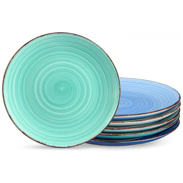 Conjunto-de-Pratos-Rasos-de-Ceramica-de-Cores-Frias-foto-0