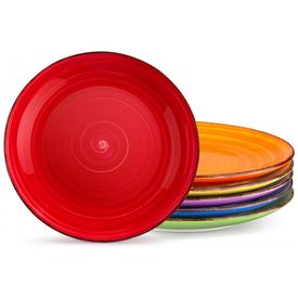 Conjunto-de-Pratos-Rasos-6-UN-em-Cores-Quentes-Vancasso-foto-0