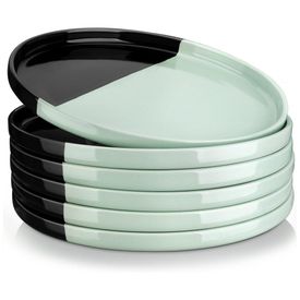 Conjunto-de-Pratos-Rasos-de-Ceramica-6-UN-Vancasso-Aria-foto-0