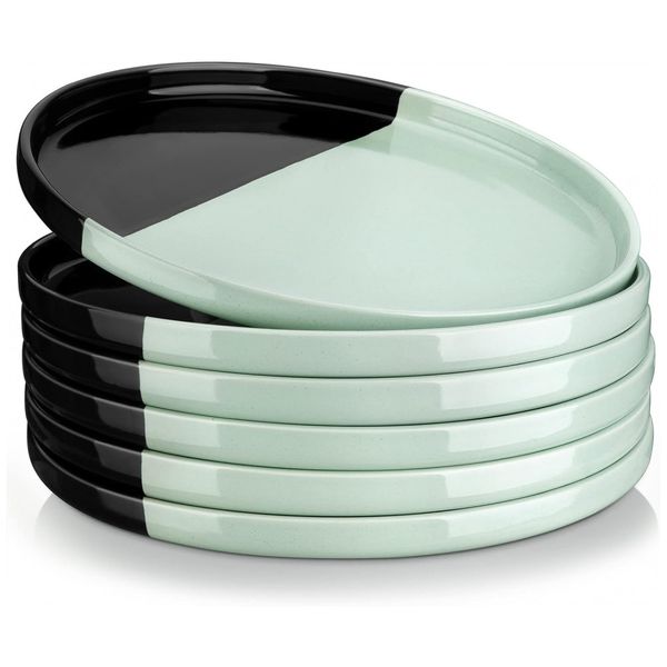 Conjunto-de-Pratos-Rasos-de-Ceramica-6-UN-Vancasso-Aria-foto-0