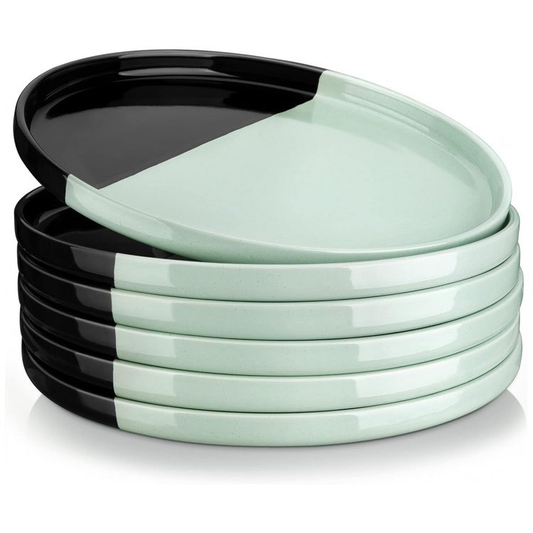 Conjunto-de-Pratos-Rasos-de-Ceramica-6-UN-Vancasso-Aria-foto-0