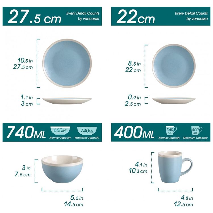 Aparelho-de-Jantar-com-16-Pecas-em-Ceramica-Faianca-foto-1